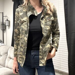 KERSH Evereve Military Camouflage Safari Utility Jacket